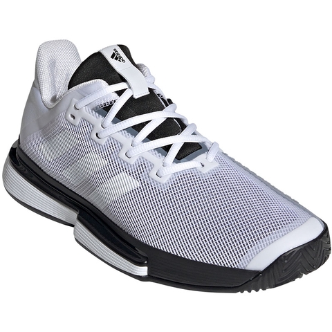 Adidas SoleMatch Bounce Men's Tennis Shoe White/black
